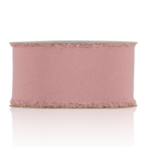 NASTRO CHIFFON MM50X10MT ROSA ANTICO